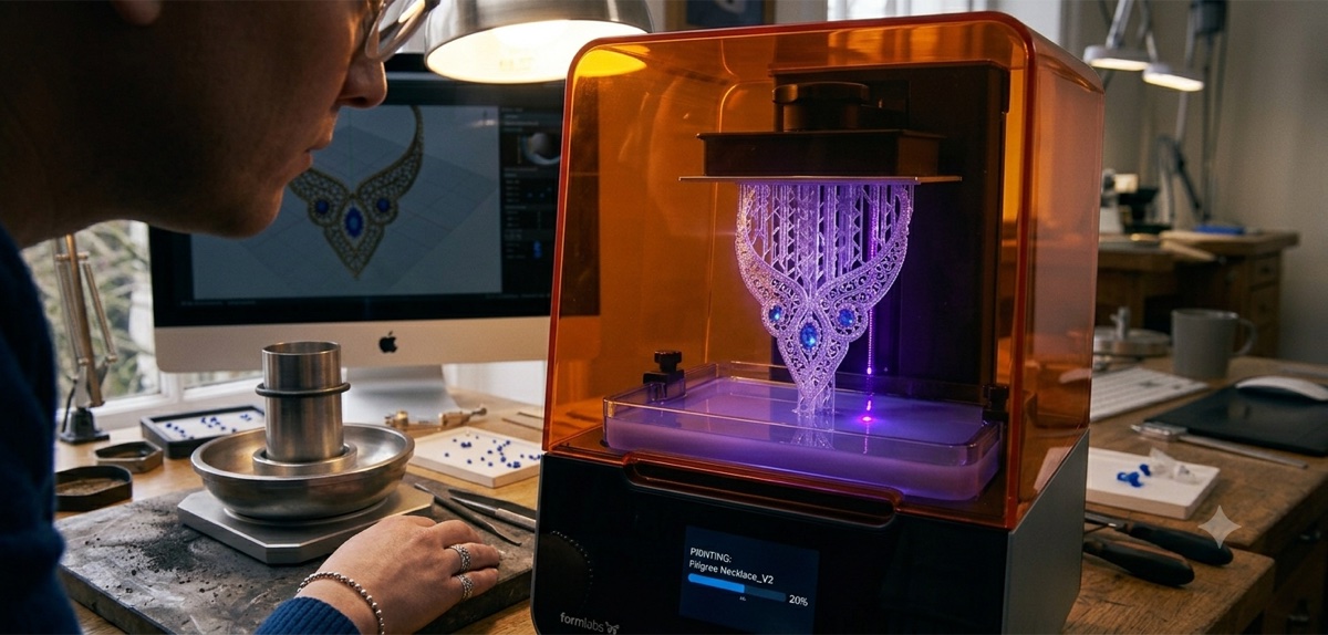 Impresión 3D del modelo en resina